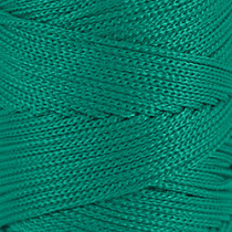 Пряжа для вязания Spagoyarn Macrame Poly полиэфирный шнур 3мм100гр, 150м цв. изудный Mapo-175