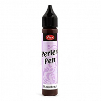 Краска для создания жемчужин "Perlen-Pen" Viva Decor, коричневый, 25 мл.в тубе 116240101 РАСПРОДАЖА!